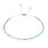 Trendy Deep Blue & Gold Rice Bead Pearl Hand Bracelet: Niche Design Women's Fashion Accessory