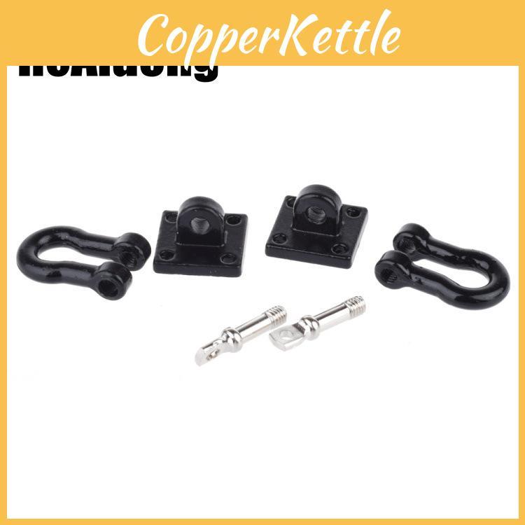 Premium Quality 2 Pcs Red Climbing Trailer Hook Buckle For 1/10 D90 Axial Scx10 Rc Cars