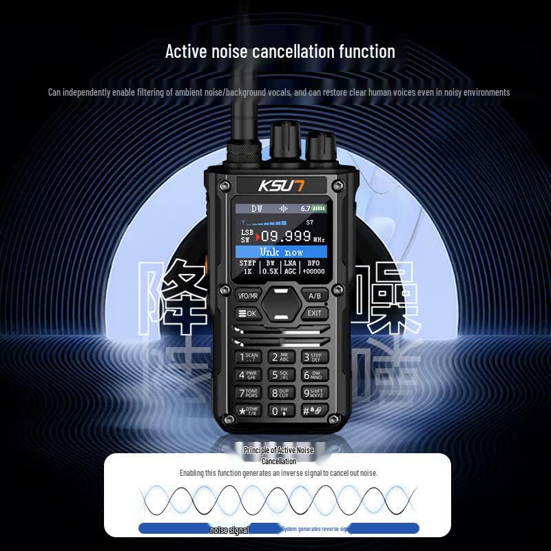 KSUN TFSI Professional Full-Band UV Dual-Band Walkie Talkie (CN Version)