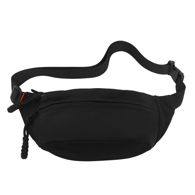 Breast bag men's casual large-capacity messenger bag trendy sports backpack women's light riding personalized trendy bag