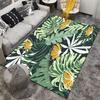 Tropical Leaf Pattern Area Rug for Home Decor Suitable for use as an anti-slip game mat for living room and bedroom sofas