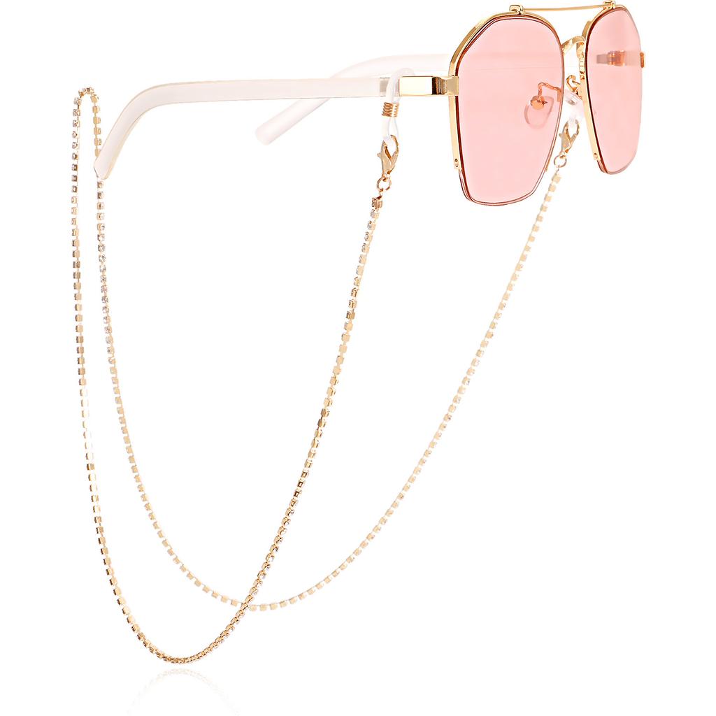 European and American necklaces, masks, hanging chains, glasses hanging chains, glasses chains, mask chains, glasses metal hanging chains