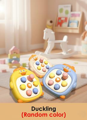 1Pcs Mini Whack A Mole Game Hand Eye Coordination Educational Toy For Kids Random Color Finger Pinch Stress Relief