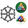 9/10 Ball Billiard Table Magic Sticker Triangle Billiard Rack Sheet  Billiard Supplies