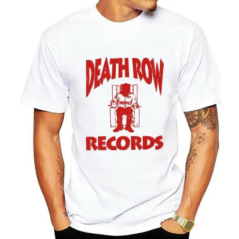 

Этикет регистрации записей Death Row Records Футболка с логотипом Rouge Officiel