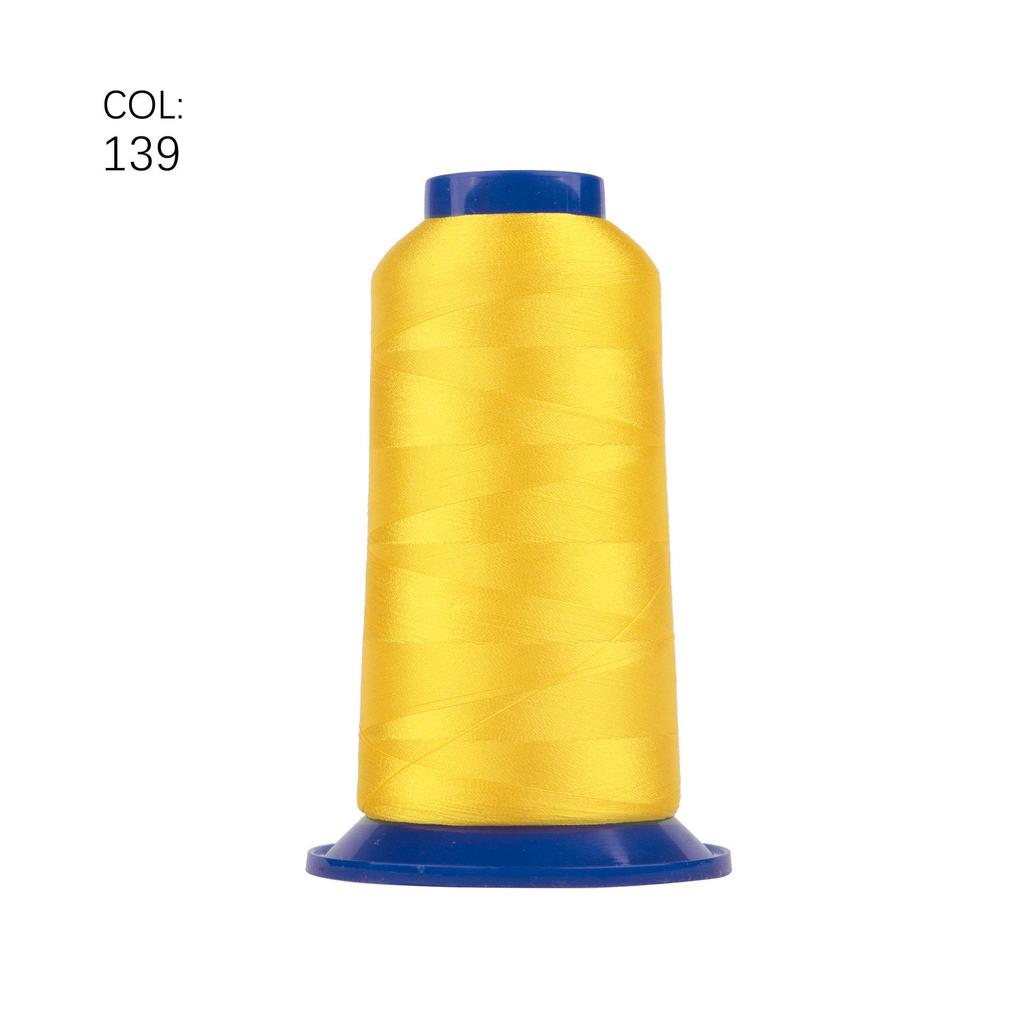 Fir de brodat din poliester ultrafin de înaltă rezistență 75D/2 - 80 de culori, 4000 m