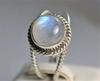 Moonstone Gemstone Ring 925 Sterling Silver Solid Rough Stone Everyday Wear Fashion Rings for Women's Gift idea Gemstone Jewelry 4.68 Gms Approx