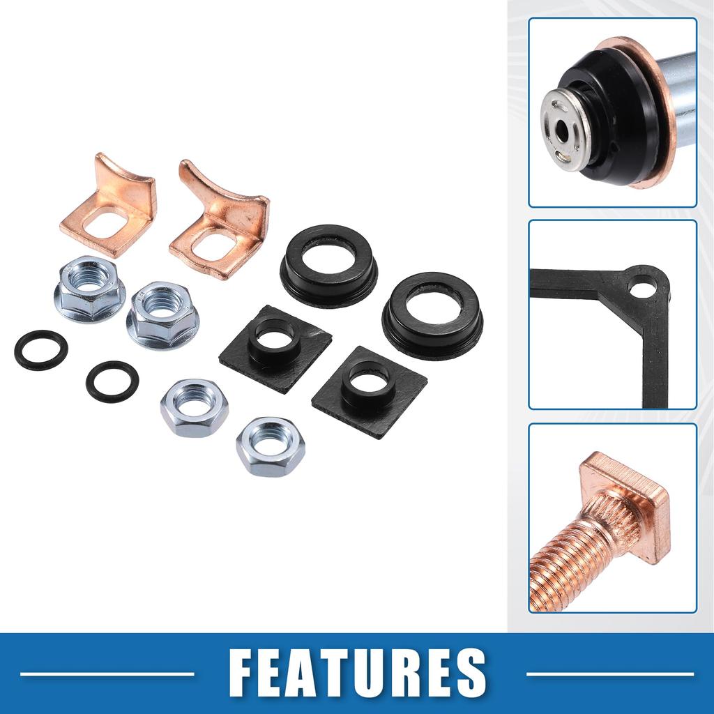 A ABSOPRO Start Solenoid Repair Reconstruction Kit Fits To Yota Ta Coma 1995-2007 Hon Da Fits A Ccord 1998-2002