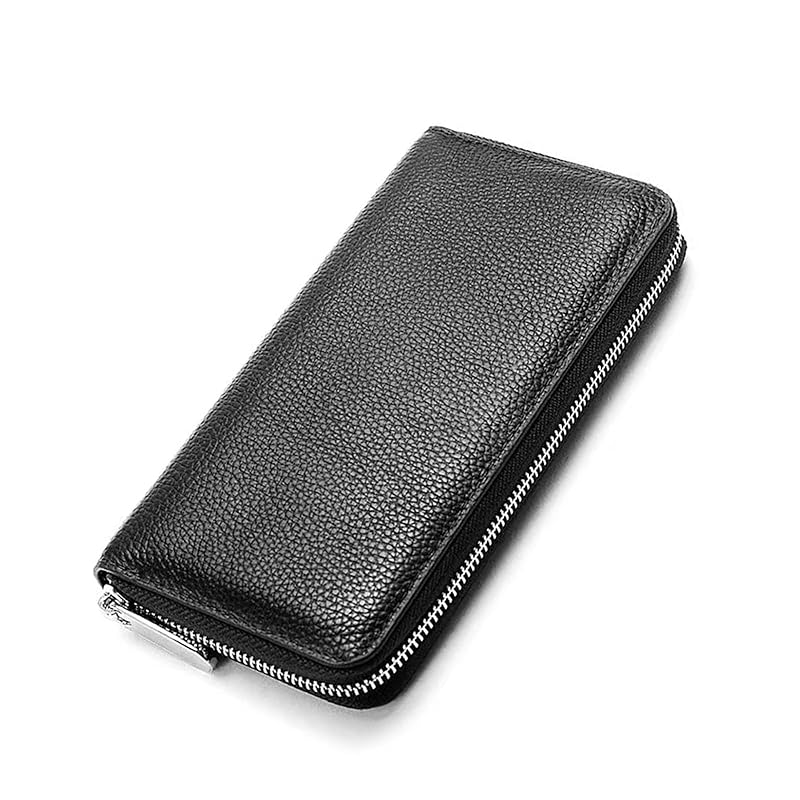 

[DDCFBLCG] [wallet men s Long wallet] Wallet Made of genuine leather High durability large capacity cowhide Skimming prevention With coin purse