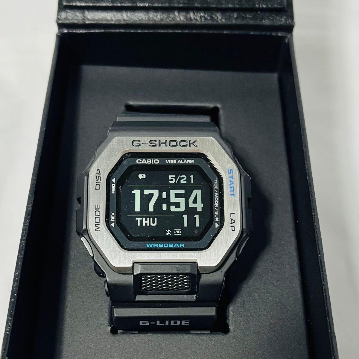 Used CASIO G-SHOCK G-LIDE GBX-100 WR20BAR Watch Good Condition