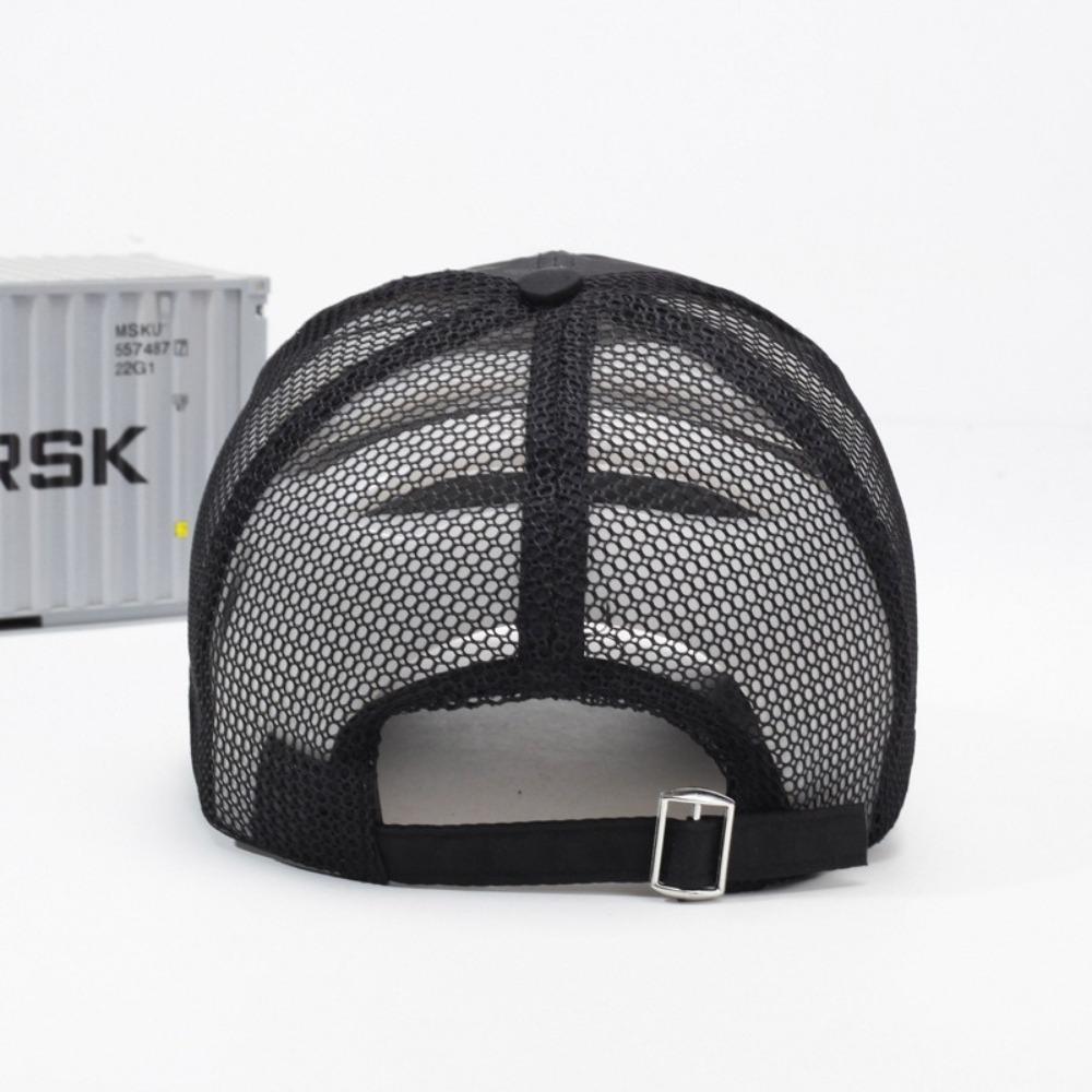 Wide Brim Mesh Baseball Cap Breathable Hip Hop Hats Unisex Sun Visor Hat  Summer