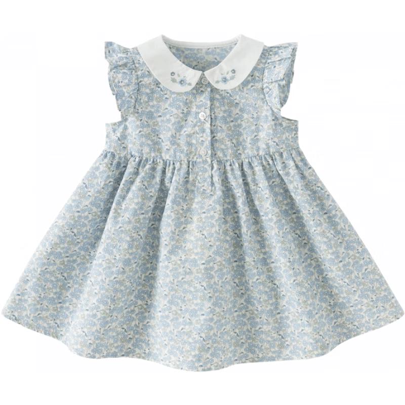 DAVE & BELLA Girls Floral A-Line Summer Dress 120cm