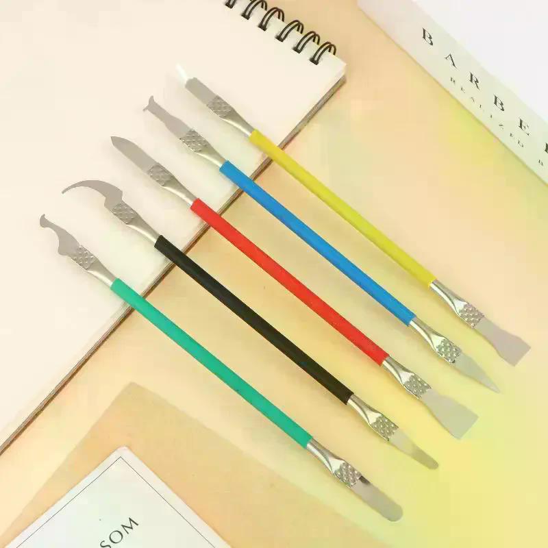5/8Pcs Ultra Thin IC Chip CPU Blade Knife Motherboard Maintenance UV Glue Cleaner Remover Phone Disassemble Repair Tools