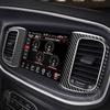 Carbon Fiber Middle Air Vent Outlet Frame Cover Trim For Dodge Charger 2015-