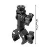 Universal Single Clamp Holder With Full Circles Movement For Action Camera On Motorcycle Bike Bar