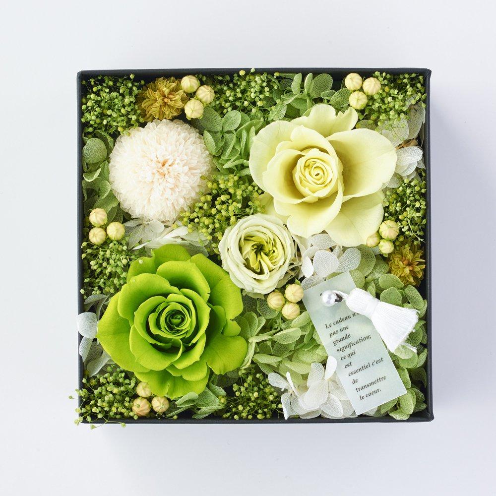 RoseDesign Preserved Flower Arrangement Gift Green Never-Withering Flowers