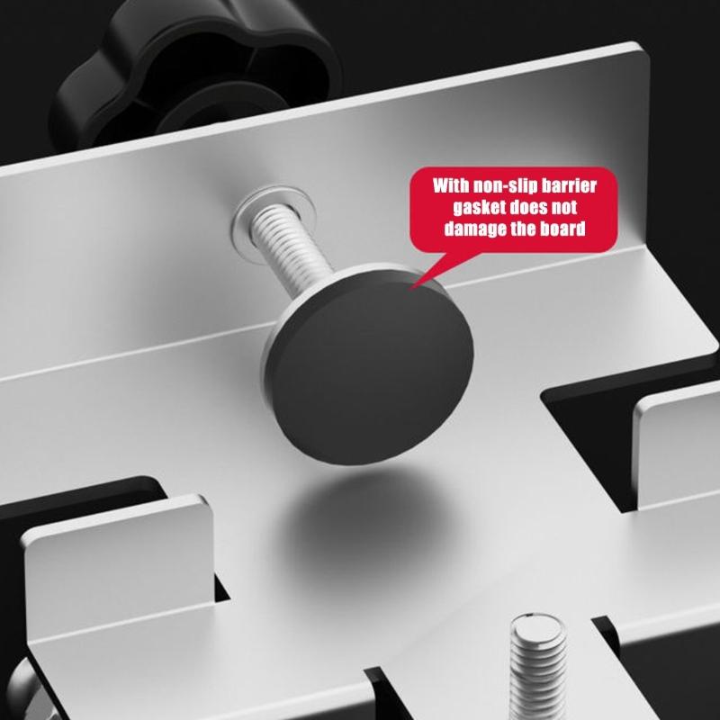 Cabinet Door Installation Positioner Panel Mounting Jig Wood Board Handle Install Punching Locator Cabinet Hardware Jig