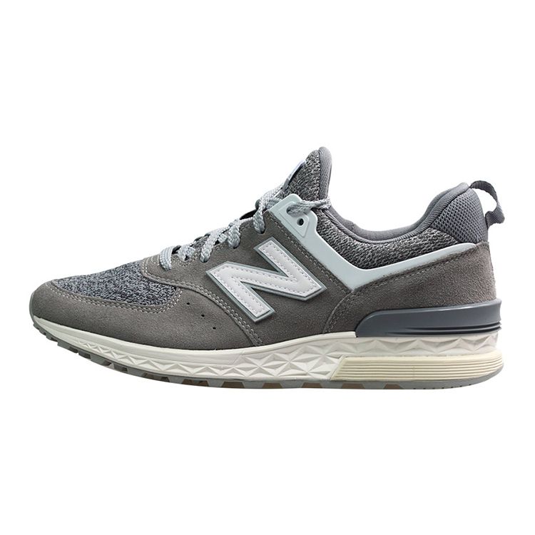 

Кроссовки унисекс New Balance 574 серые белые MS574BG