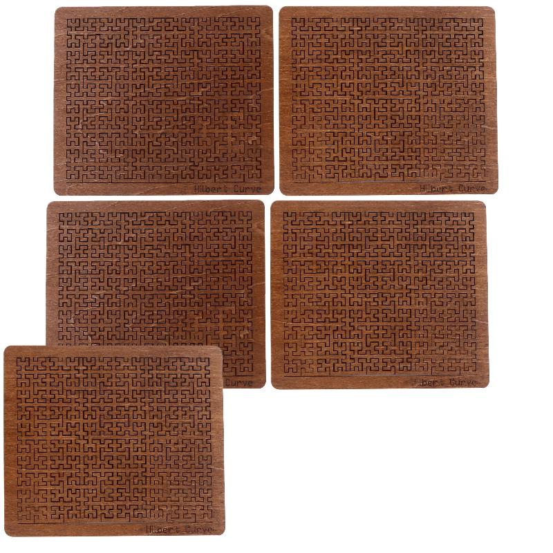 1/2/5Pcs Impossible Jigsaw Puzzles Brain-Teaser Tangram Board Games Impossible Wooden Iq Puzzles Toys For Adults