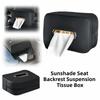 Leder Auto Taschentuchbox Minimalistische Sonnenblenden-Taschentuchbox Langlebige Taschentuch-Aufbewahrungsbox Auto Innenraum