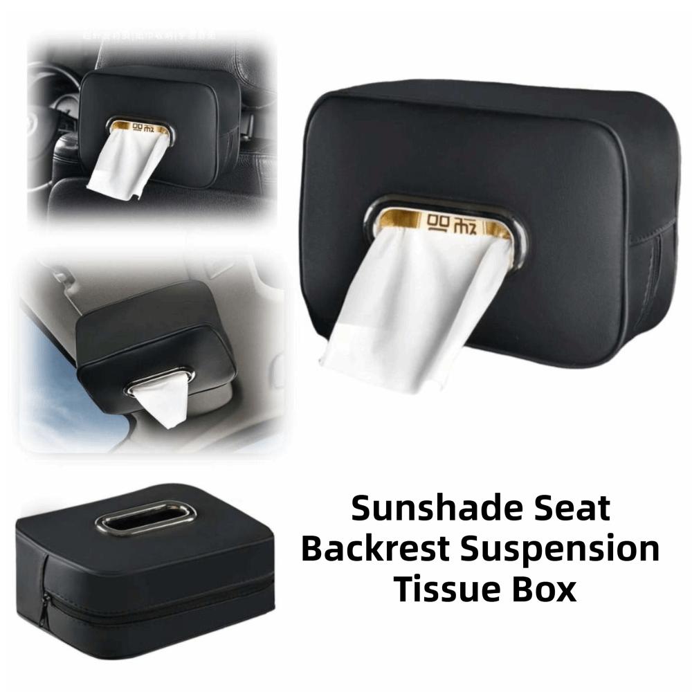 Leder Auto Taschentuchbox Minimalistische Sonnenblenden-Taschentuchbox Langlebige Taschentuch-Aufbewahrungsbox Auto Innenraum