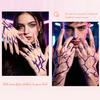 Baizihuahu 5 Sheets Temporary Tattoo Stickers, Skin-Friendly Demon Energy Pattern Tattoos, Hypoallergenic Non-Irritating Stickers for Kids Adults