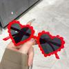 Cute Baby Cartoon Heart Love Shaped Sunglasses Summer Boys Girls UV400 EyeProtection Sunglasses Children's Outdoor Beach Eyewear