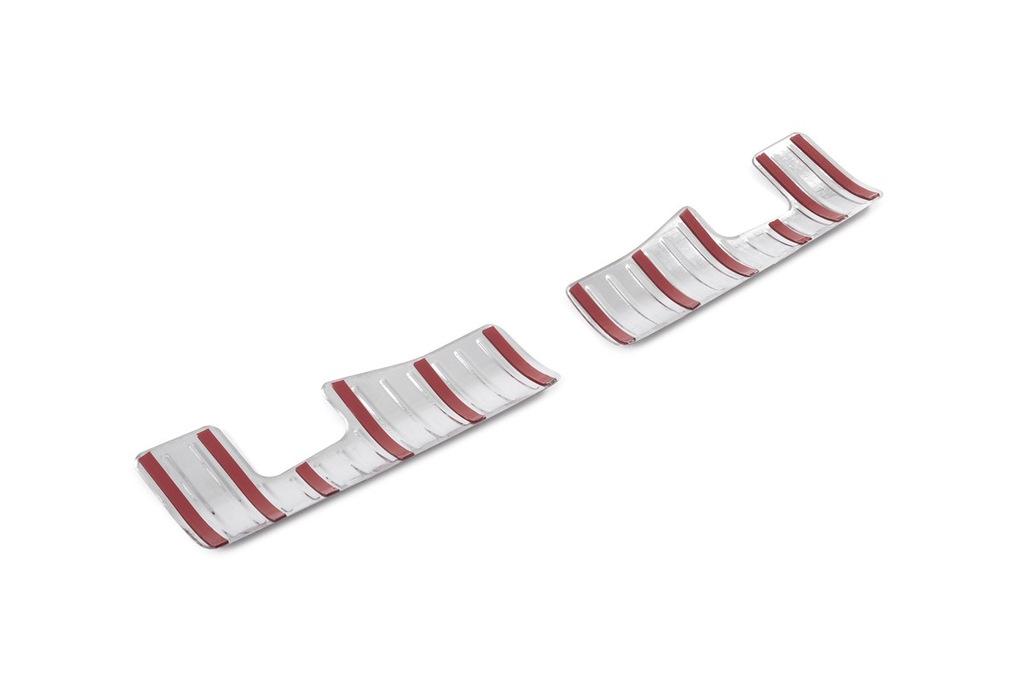 Trunk Door Sill (2 Parts, Stainless Steel) for Ford Kuga/Escape 2019-rr