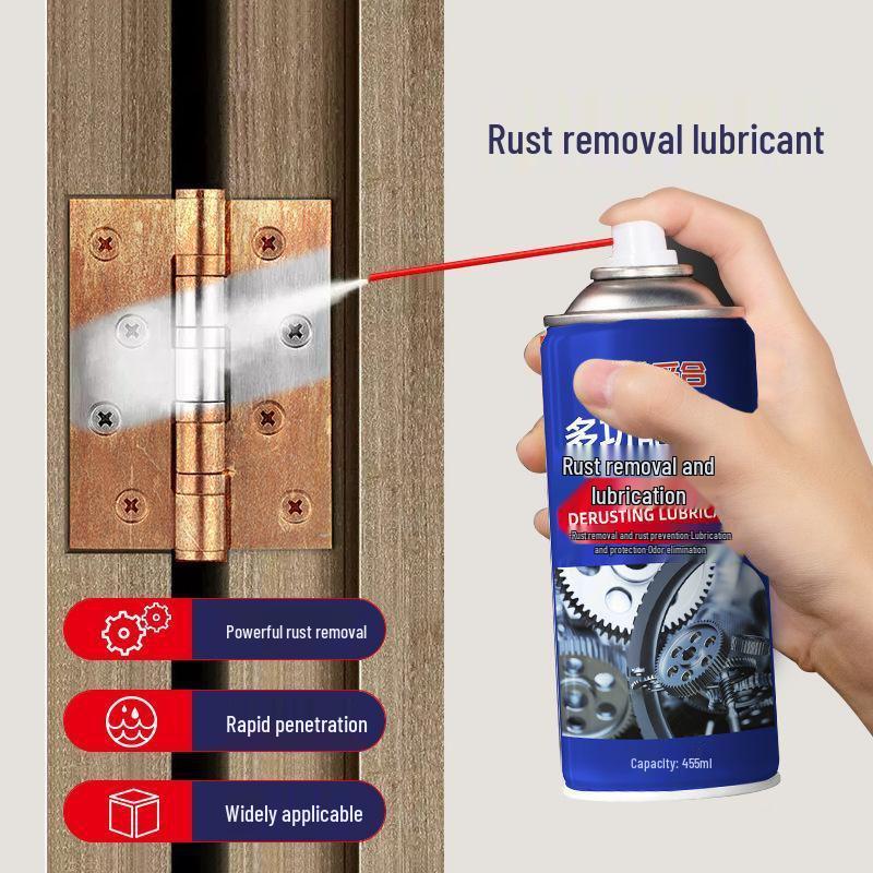 Rust Remover Spray: Clean, Lubricate, and Prevent Rust on Metal - Strong Cleaner and Screw Loosener.