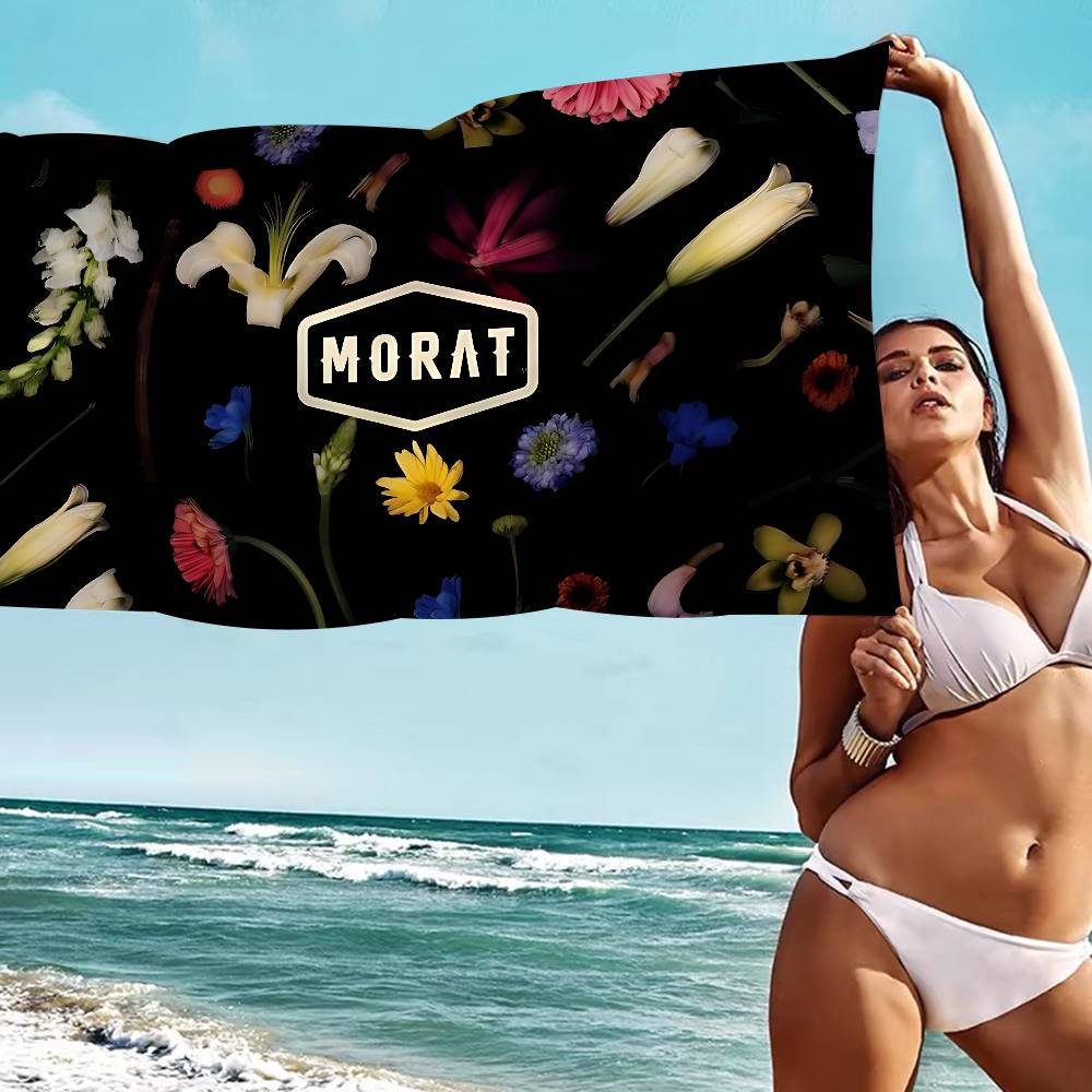 Band M-Morat Beach Towel Colorful Bath Towels For Girl Microfiber Quick Dry Custom Sand Free Beach Yoga Spa Gym Pool