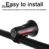Handlebar Bell Electric Bike Loud Crisp Clear Sound Rechargeable E-bike Horn Waterproof Anti-Theft Alarm Bicycle Accessory