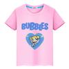 Powerpuff Girls Print Tee 100% Cotton T Shirt for Kids Boy Kawaii Tops Pride Tshirt Anime Short Y2k One Piece Girl Clothes