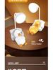 Rechargeable Cartoon Duckling Desk Lamp - Mini Night Light for Children's Bedroom