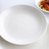 Pure White Ceramic Round Dinner Plate