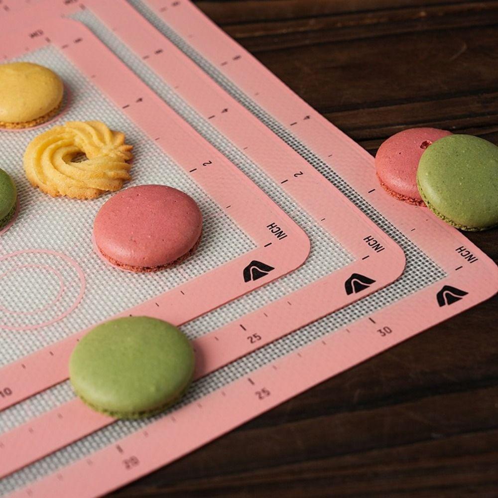 BPA Free Silicone Baking Mat Non Stick Oven Liner Sheets Macaron Cookie Pad  Baking Tool