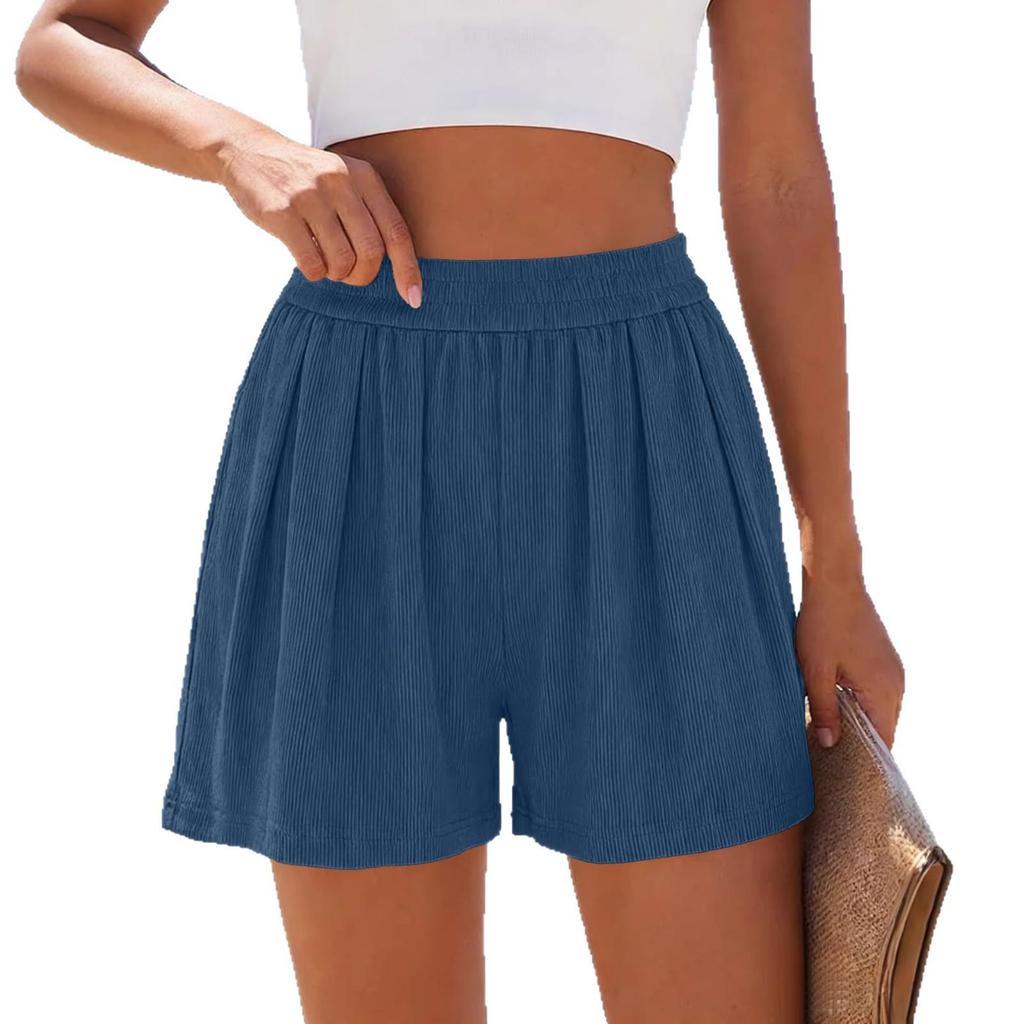 2026 Summer European & American Casual Loose Fit Sports Shorts with Pockets