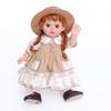 Cloveray 45cm Cute Braided Reborn Doll with Changeable Rural Retro Style Vinyl Doll Birthday Gift 18-inch Clothes, Toy,