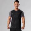 (47-98 kg)Herren Schnelltrocknendes Sport-T-Shirt Elastische Strumpfhose Atmungsaktives Workout Fitness Tops Laufen Wandern Fitnessstudio Kleidung Hemd