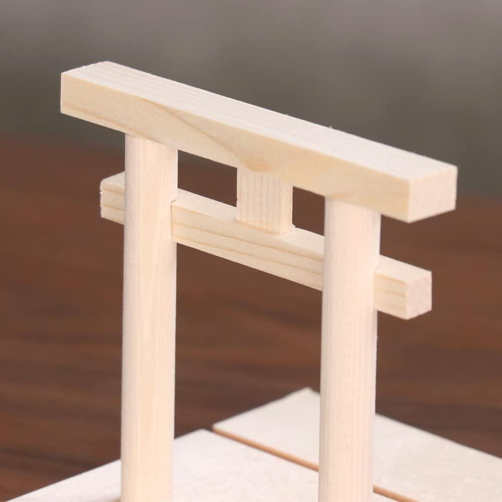 Small talisman stand with torii gate, Tatematsuri style, compact, freestanding, made in Japan