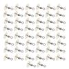 50Pcs Luminous 3 Way Gourd 8‑shape Swivel Hook Line Splitter Balancing Fishing Accessory