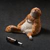 Creative Drunk Cat Ornament Automotive Interior Decoration Ornaments Simulated Cat Resin Sculpture Home Decoration Props 7x7cm