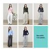 ESE-Y Women's Spring Slim-Fit Polo Collar Knitted Cardigan