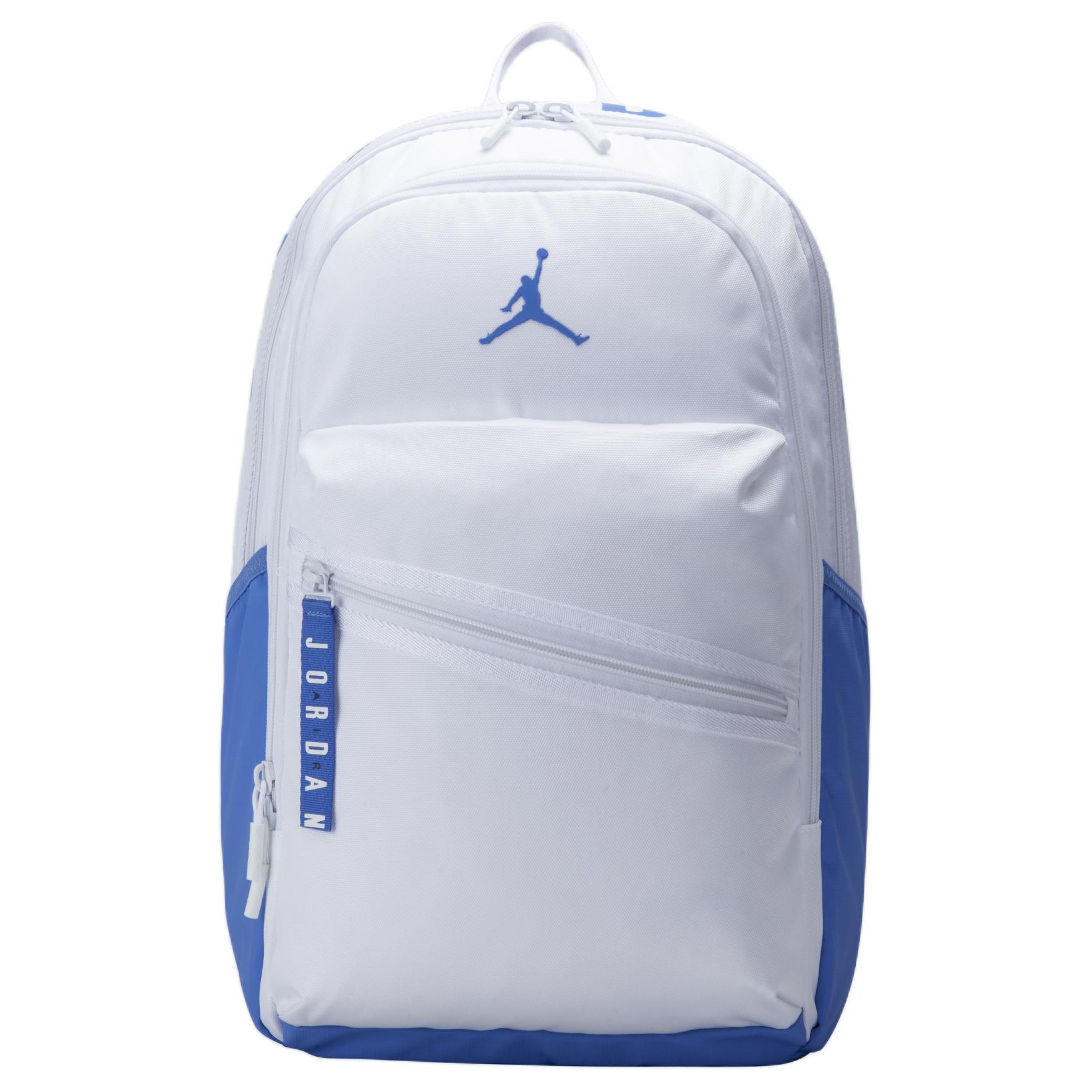 

Jordan Polyester AJ Backpack Commute Bag Backpack Large Size Unisex Blue White Multicolor Jordan JD2443001AD-003 синий/белый