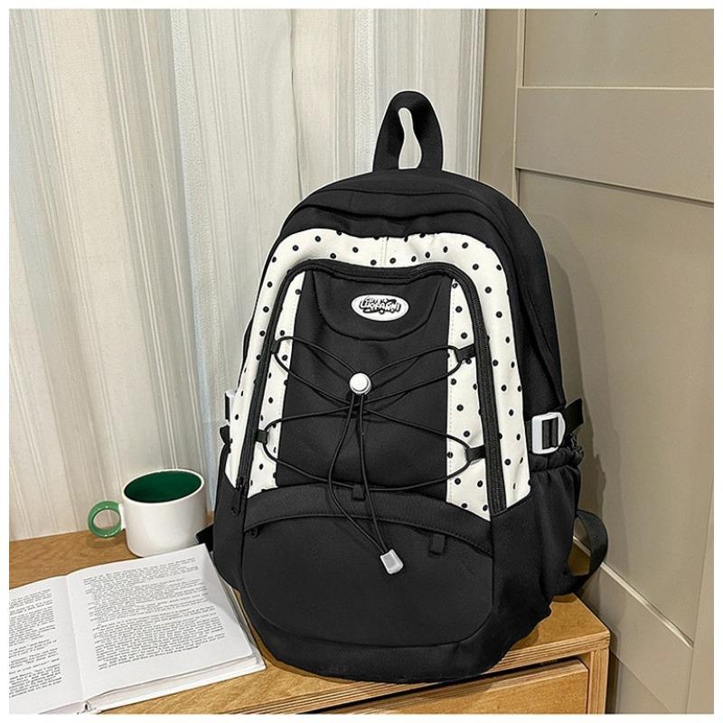 School Bag New High Value Fresh Sweet Candy Color Backpack Junior High School Students Lightweight Travel Backpack