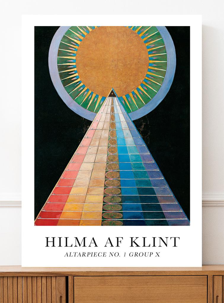 Poster Hilma Af Klint Pyramid