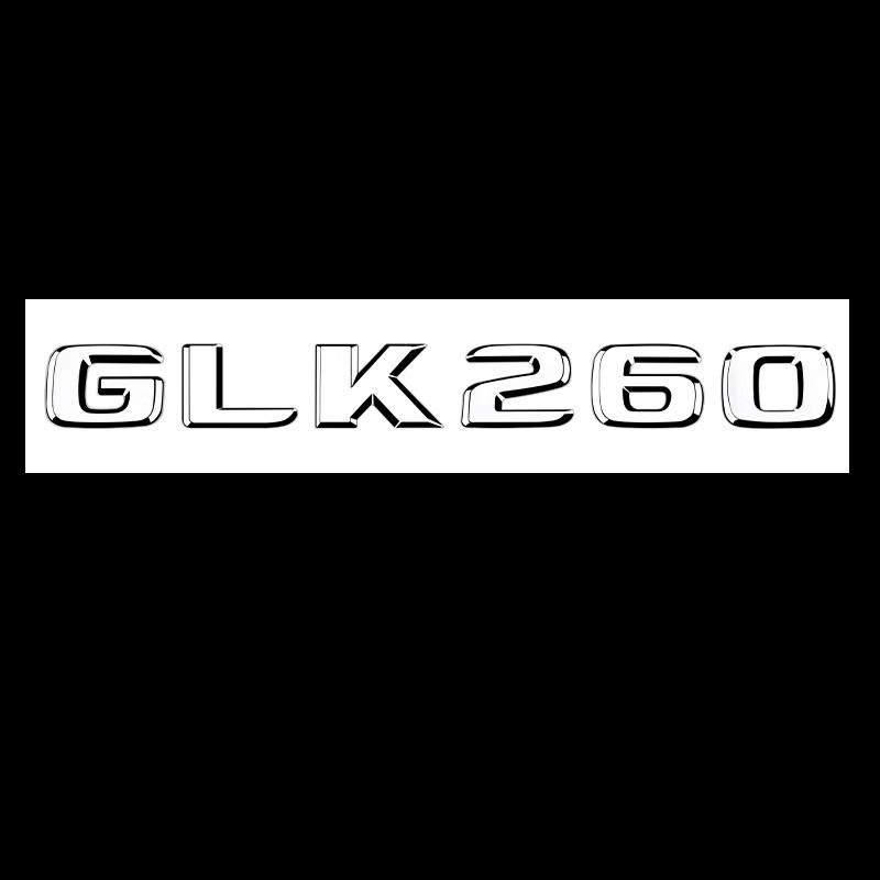 BKS2 3D Car Tail Trunk Letter car sticker GLK200 GLK220 GLK250 GLK260 GLK300 GLK350 Emblem Sticker Mercedes Benz GLK W204 X204