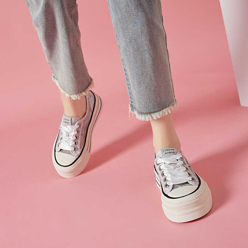 Fashion Fall High Platform Colored Sneakers Women Running Shoes Models Women's Red Boots Sport Tenis Supplies Footwear Classic