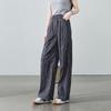 SOFSIL Women's High-Waist Plaid Wide-Leg Pants