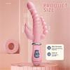 Dildo Vibrator Sexspielzeug - 3 In 1 G-Punkt Vibratoren 12 Vibrationsmodi für Frauen Zungenlecken Doppelstab Masturbation Klitorisvibrator
