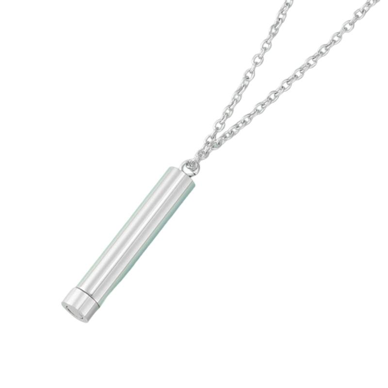 Multipurpose Memory Pendant Sturdy Stainless Steel Necklace Jewelry Accessory for Ashes and Special Messages Adults